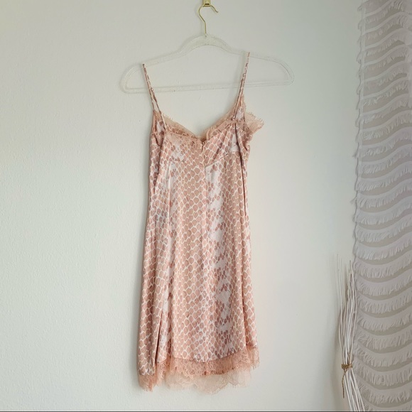 AFRM Kidd Mini Slip Dress - Pastel Pink Snake - Picture 5 of 6